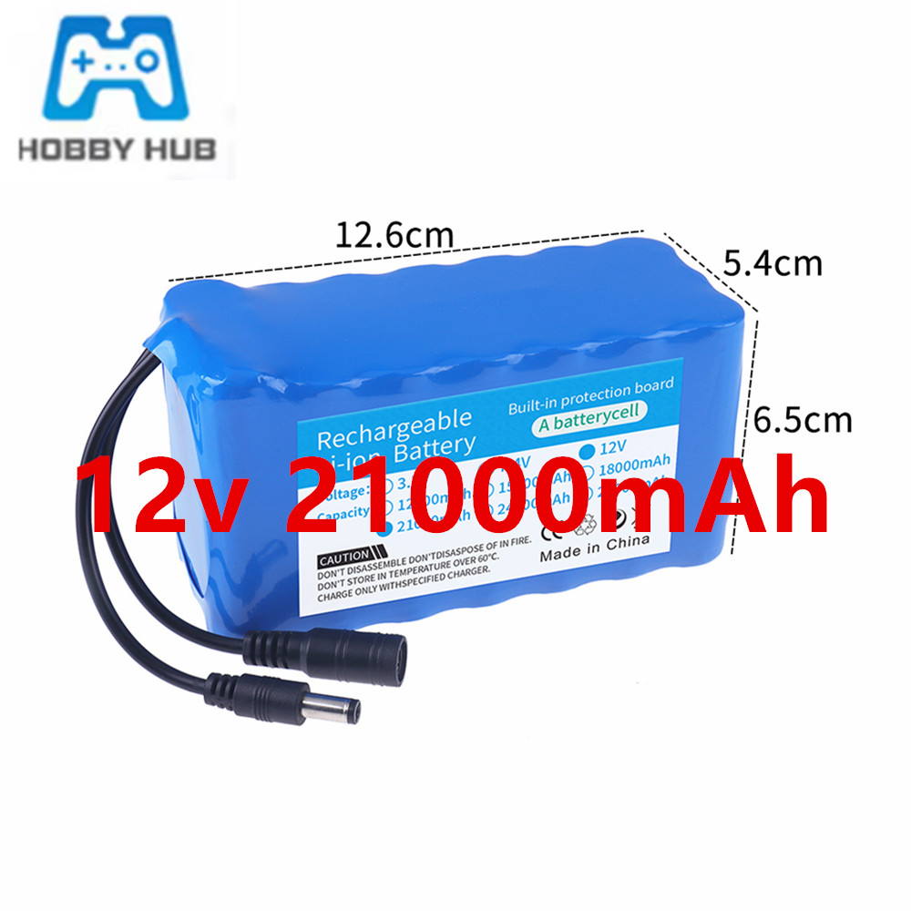 Lipo Battery Charger - 12V 21Ah 3S7P lithium-ion battery pack
