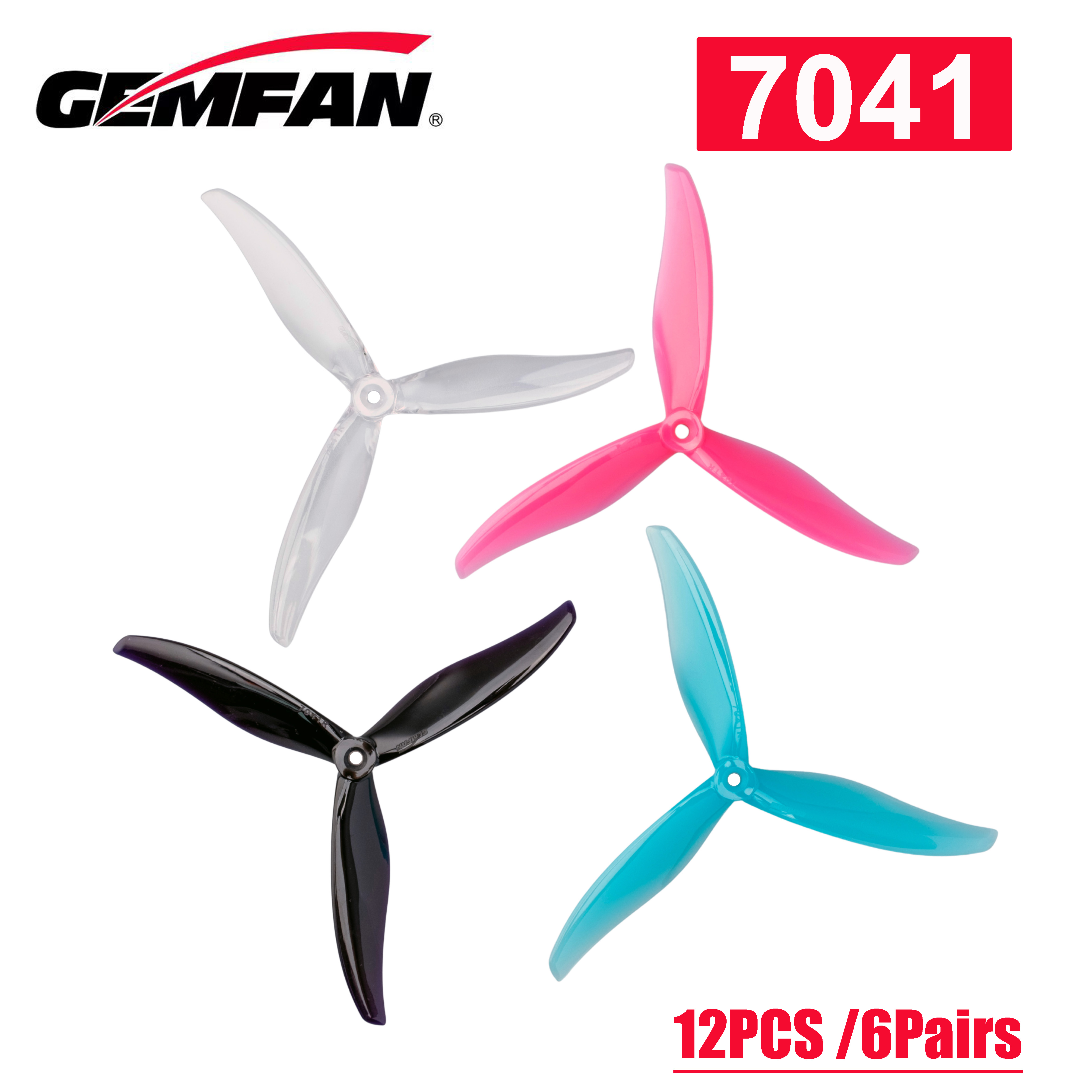 Drone Rc Pro - NEW12PCS /6Pairs Gemfan Flash 7041 7