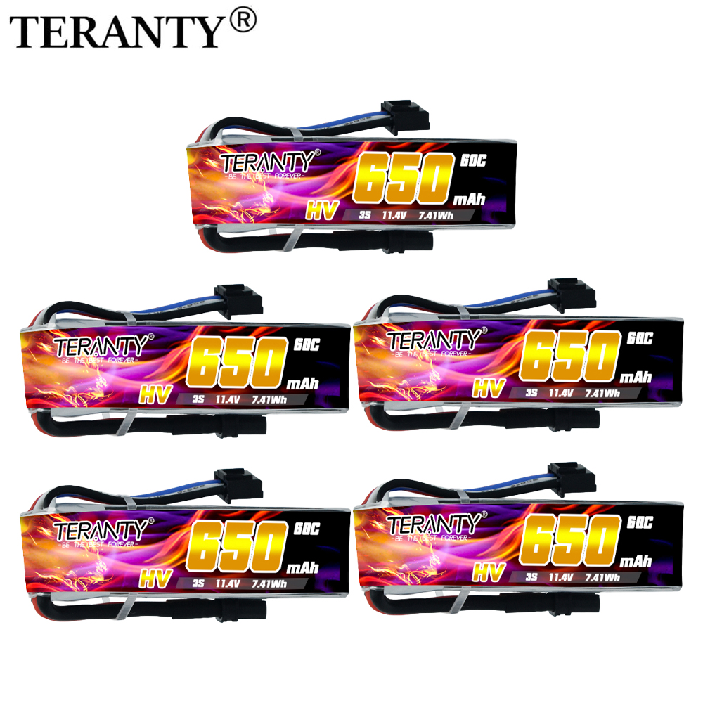 Rc Drone Uav - 1/2/5/8pcs TERANTY 650mAh 3S 11.4V HV