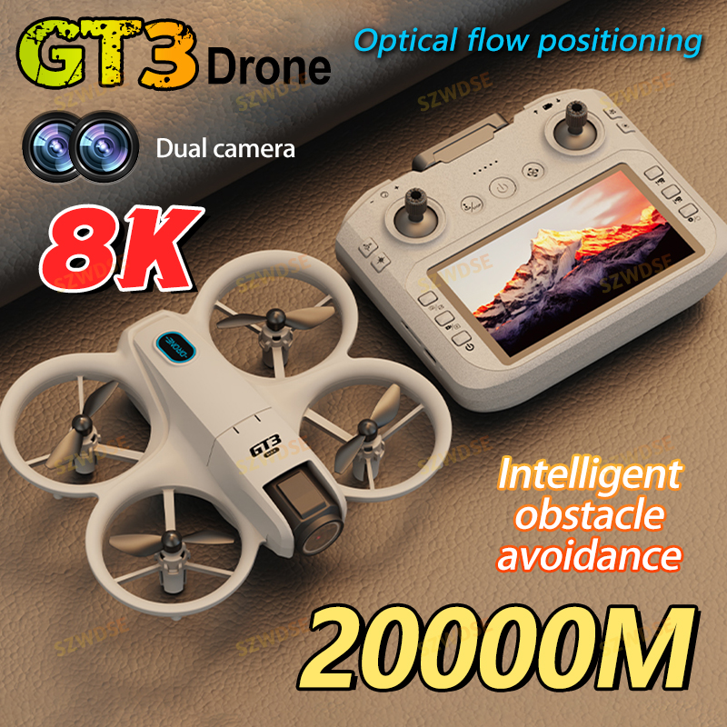 Drone With Rc Remote - New GT3 With Screen Mini Drone