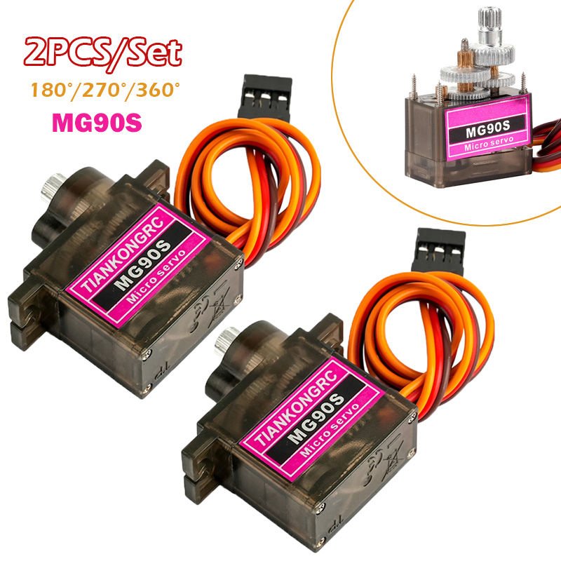 2PCS MG90S Full Metal Gear Mic - Rc Drone Uav บทวิจารณ์และราคา