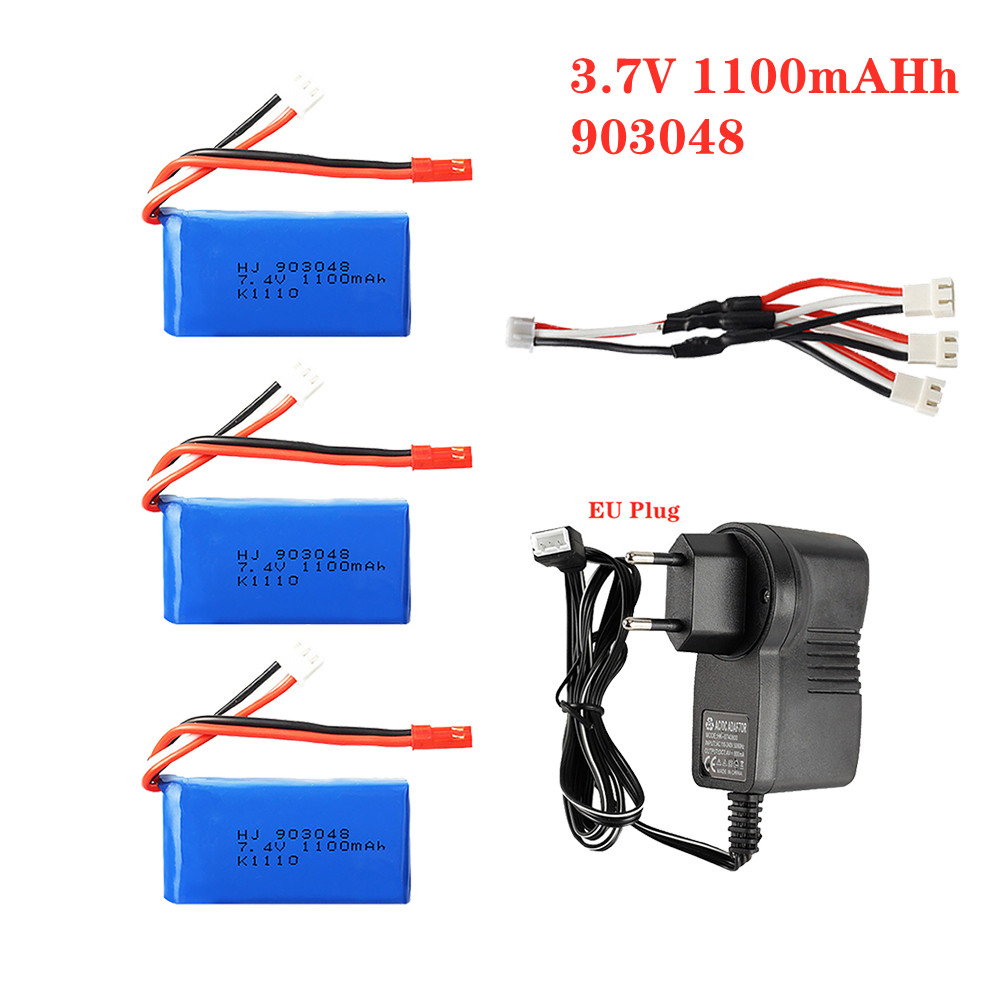 1-5pcs 7.4V 1100mah 903048 LiP - Lipo Battery Charger บทวิจารณ์และราคา