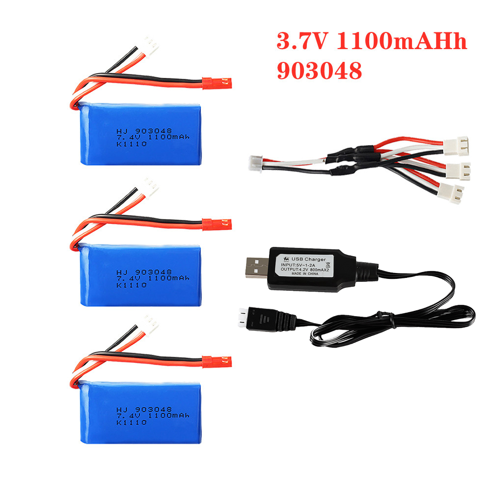 1-5pcs 7.4V 1100mah 903048 LiP - Lipo Battery Charger บทวิจารณ์และราคา