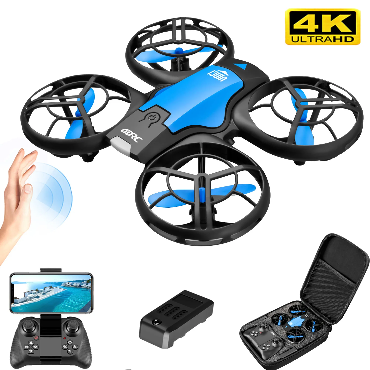 V8 New Mini Drone 4k professio - Drone Pro Rc Ufo บทวิจารณ์และราคา