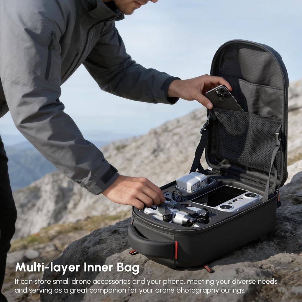 Waterproof Hard Carrying Backp - Drone Dji Rc Pro 2 บทวิจารณ์และราคา