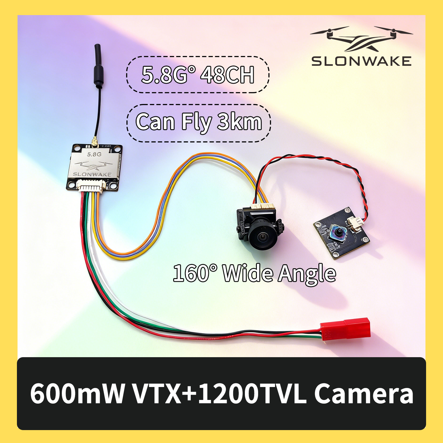 SLONWAKE 5.8G 600mW 7-24V FPV  - - Remote Control (Rc) Drone บทวิจารณ์และราคา