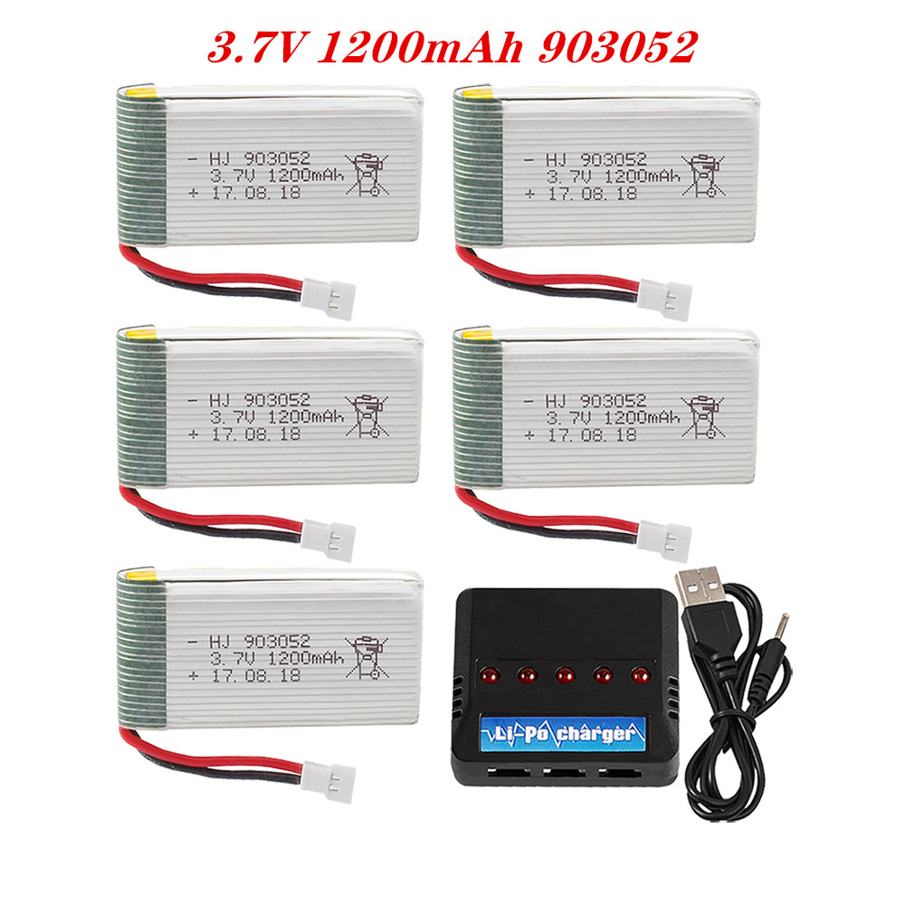 3.7V 1200mah 903052 Lipo Batte - Lipo Battery Charger บทวิจารณ์และราคา