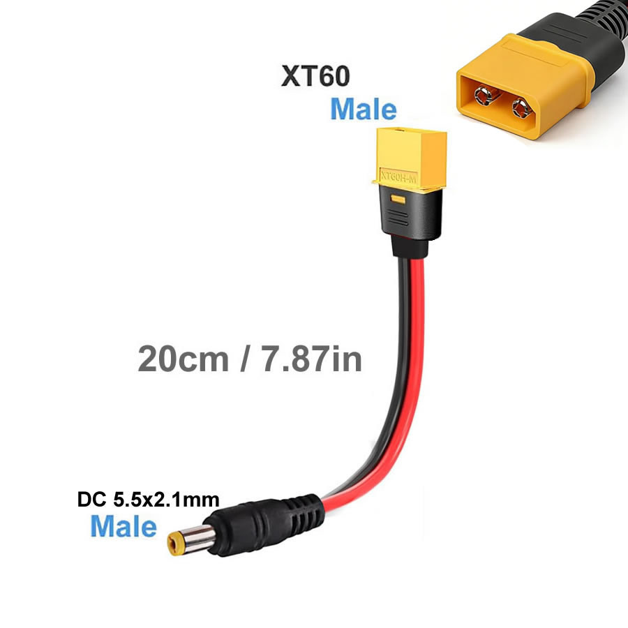 XT60 Plug Female Male To DC 5. - Drone Rc Car Hybrid บทวิจารณ์และราคา
