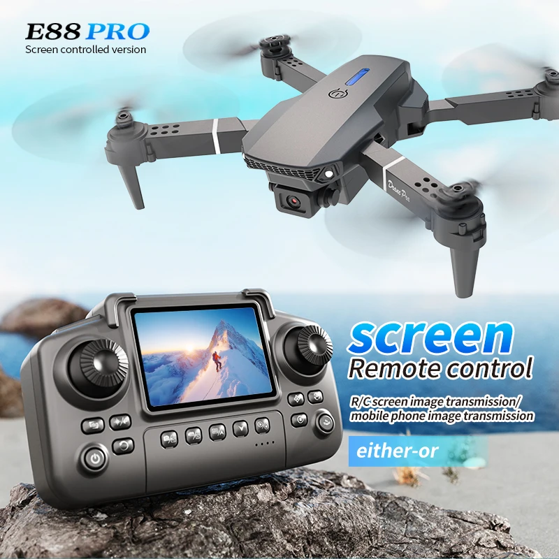 Professional E88 PRO Drone wit - Drone Rc Pro บทวิจารณ์และราคา