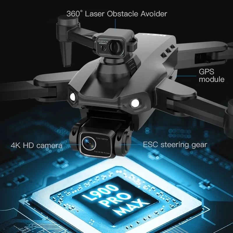L900 Pro MAX GPS Drone 4K Prof - Drone Rc Pro บทวิจารณ์และราคา