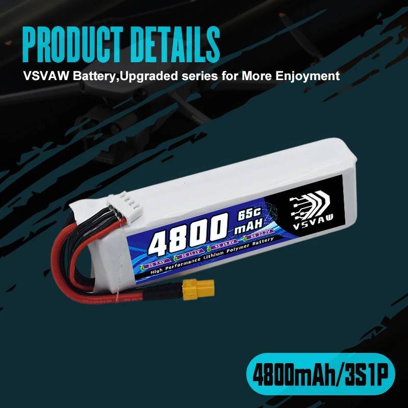 VSVAW 3S Lipo Battery for FPV  - Rc Drone Uav บทวิจารณ์และราคา