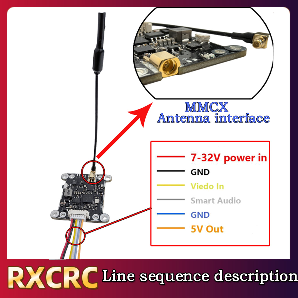 RXCRC 5.8G Module 48CH 1.6W VT - Drone With Rc Remote บทวิจารณ์และราคา