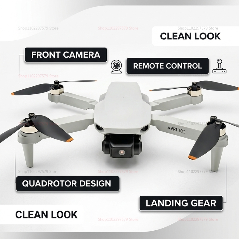 Mini Dronеs Aeri100 8K Profess - Drone Pro Rc Ufo บทวิจารณ์และราคา