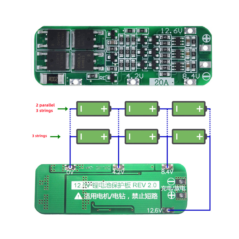 3S 20A Li-ion Lithium Battery  - Lipo Battery Charger บทวิจารณ์และราคา
