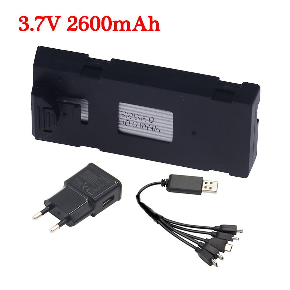 Upgrade Capacity 2600mAh 3.7V  - Drone Rc E99 บทวิจารณ์และราคา