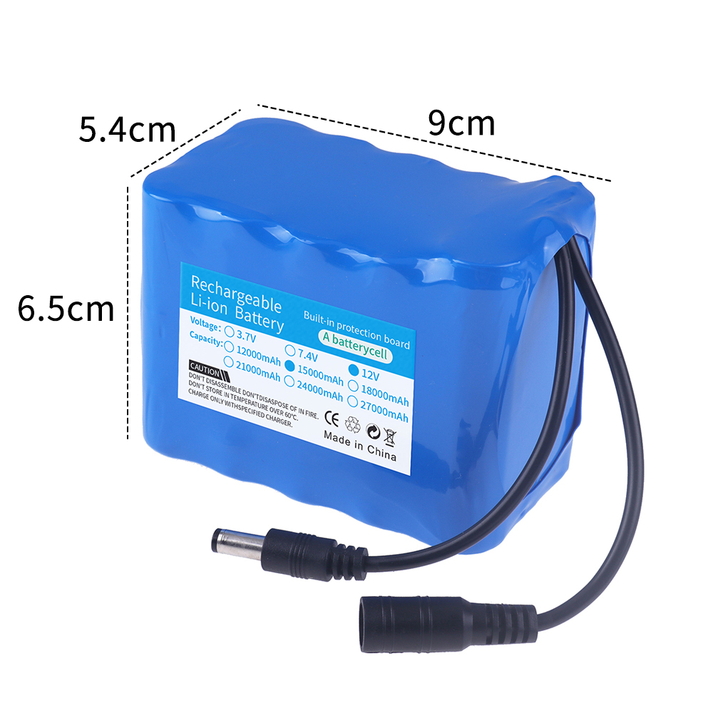 Fishing Battery 12v 3S5P 15Ah  - Lipo Battery Charger บทวิจารณ์และราคา