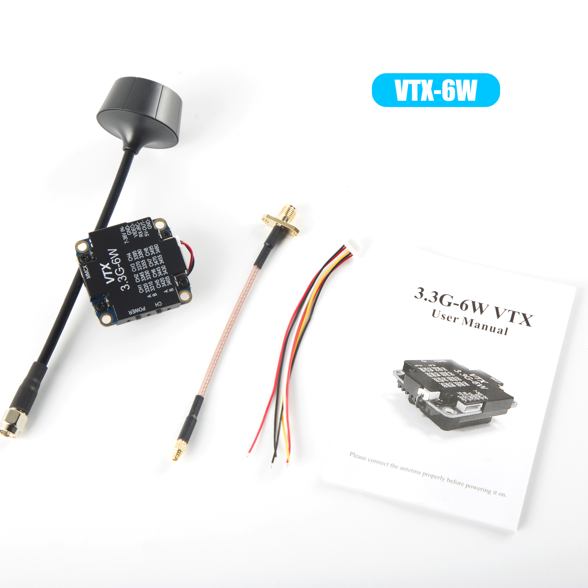 FPV Video Transmitter 3.3G 6W  - Drone With Rc Remote บทวิจารณ์และราคา