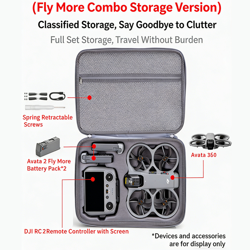 Storage Bag For DJI Avata 360  - Drone Rc Belt บทวิจารณ์และราคา