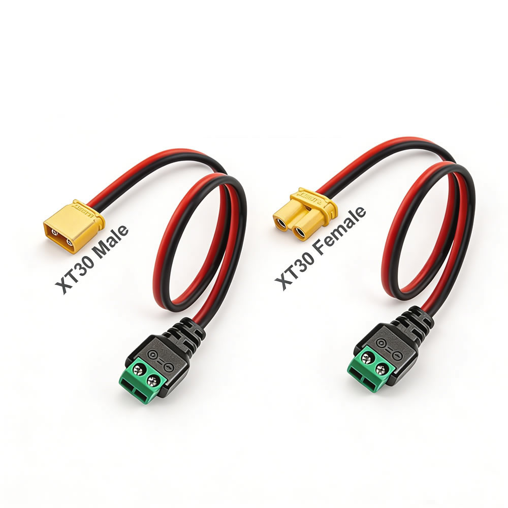 XT30 to 2 Pin Solderless Termi - Drone Rc Car Hybrid บทวิจารณ์และราคา