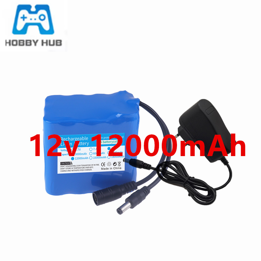 12V 12000mah Battery 3S4P Real - Lipo Battery Charger บทวิจารณ์และราคา
